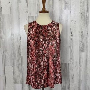 Anne Klein Sleeveless Blouse like Nw Large
